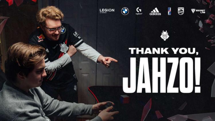 G2 Esports, Jahzo 'e veda ediyor