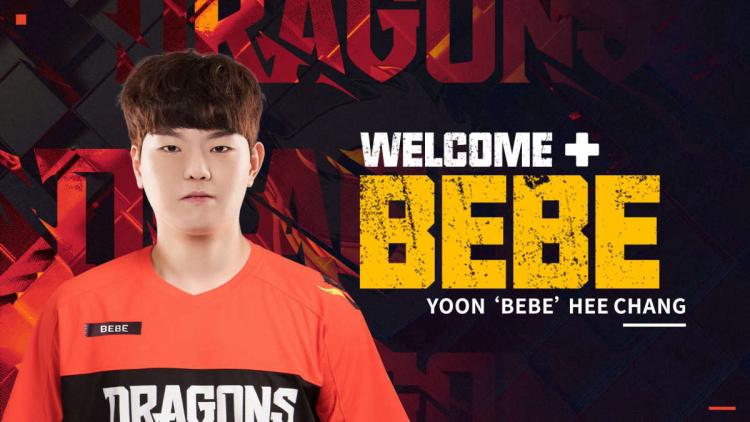 BeBe, Shanghai Dragons 'ye katıldı