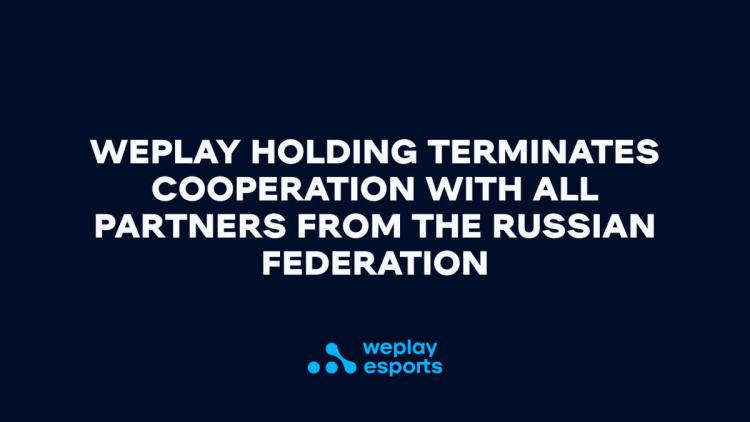 WePlay Holding, Rusya'dan iş ortaklarıyla yaptığı tüm sözleşmeleri feshetti