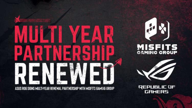 Misfits Gaming Group, Republic of Gamers ile ortaklığını yeniliyor