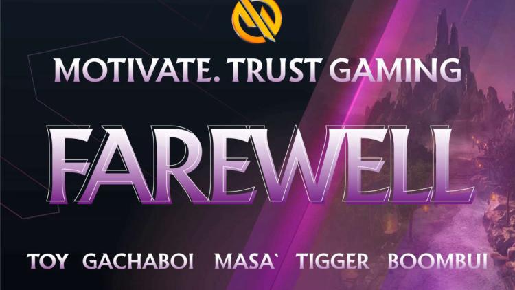 Motivate.Trust Gaming, Dota 2 kadrosunu dağıttı