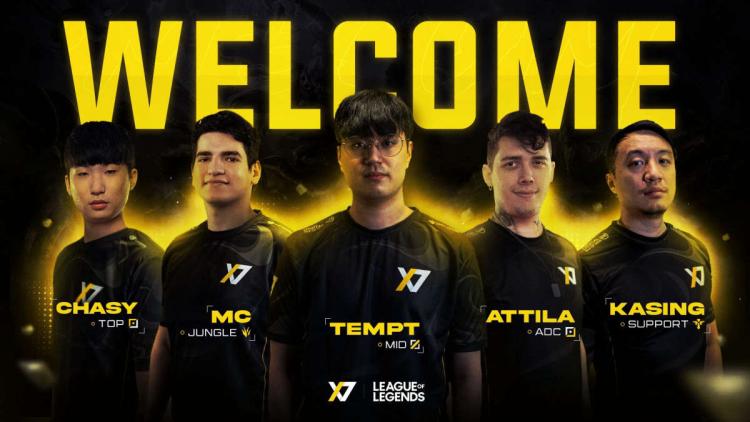 X7 Esports yeni bir kadro oluşturdu