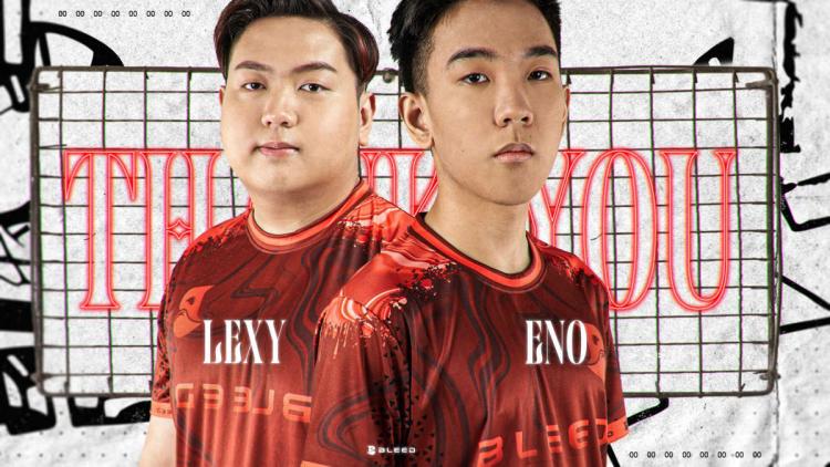 Bleed eSports, LEXY ve Eno 'e veda ediyor