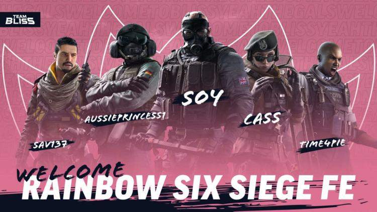 Team Bliss kadın kadrosunu Rainbow Six imzaladı