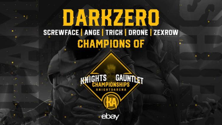 DarkZero Esports, Knights Gauntlet 2022'nin kazananı oldu: Championship