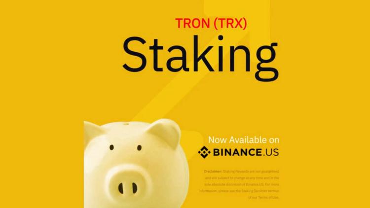 Binance.US üzerinde stake artık mevcut Tron