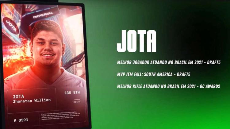 JOTA resmi olarak Imperial Esports 'e katıldı