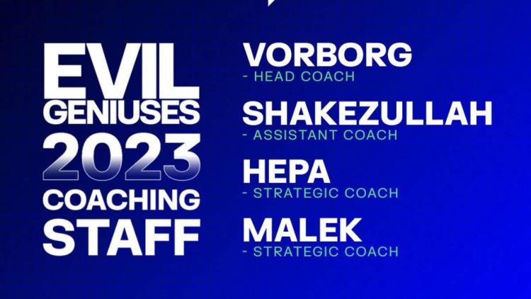 Shakezullah koçluk ekibine katıldı Evil Geniuses