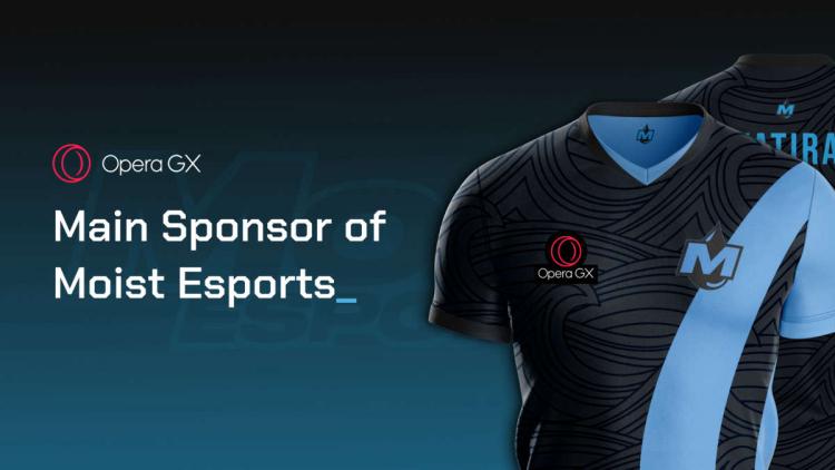 Opera GX, Moist Esports 'in isim sponsoru olur