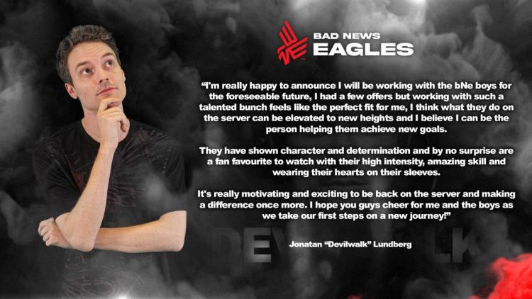 Devilwalk - yeni koç Bad News Eagles