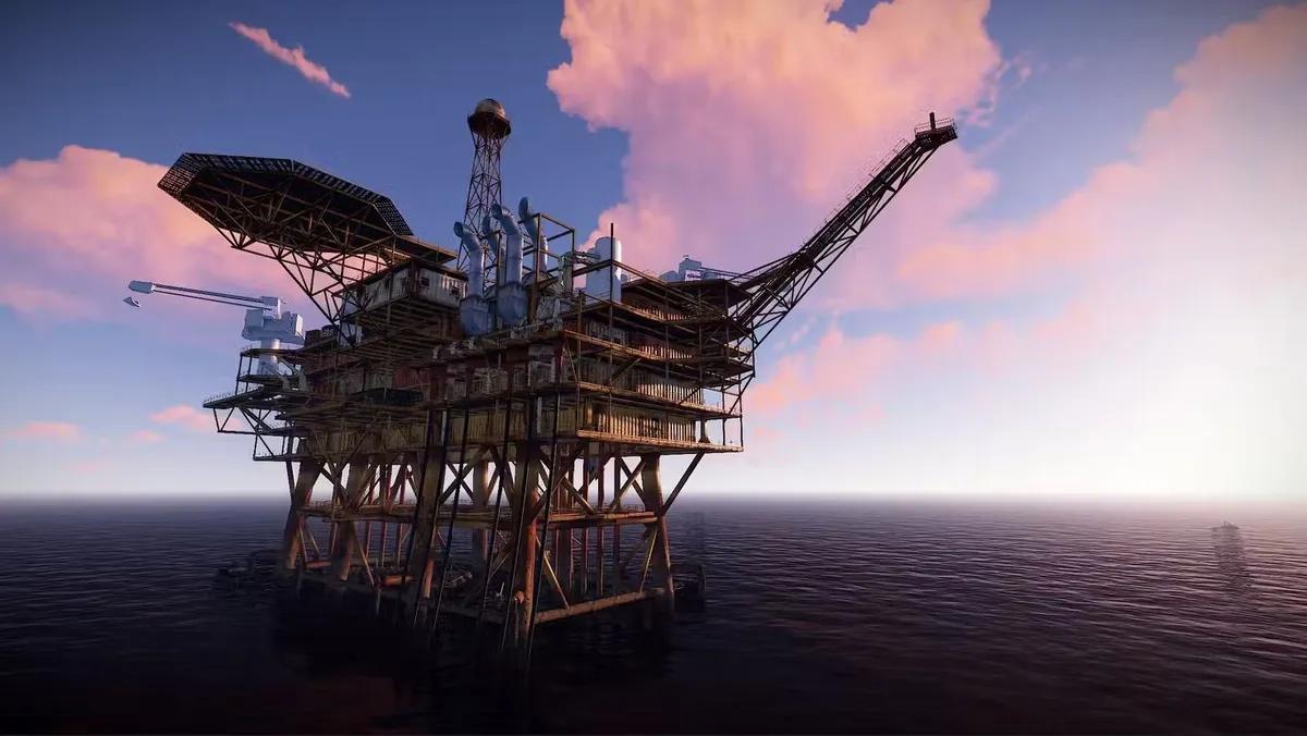 Minecraft Mastery: Player Skillfully Recreates Rust's Iconic Oil Rig