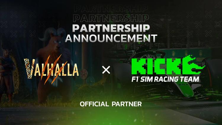 Floki's Valhalla Kick F1 Sim Yarış Ekibi ile İşbirliği Yapıyor