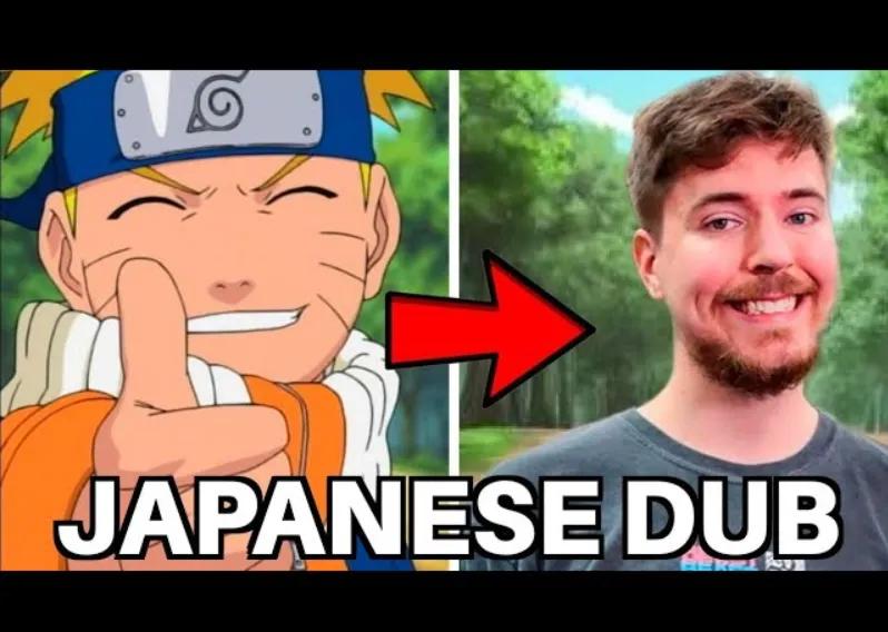 MrBeast'in Videoları Artık Naruto'nun Seslendirme Sanatçısı Tarafından Seslendiriliyor 