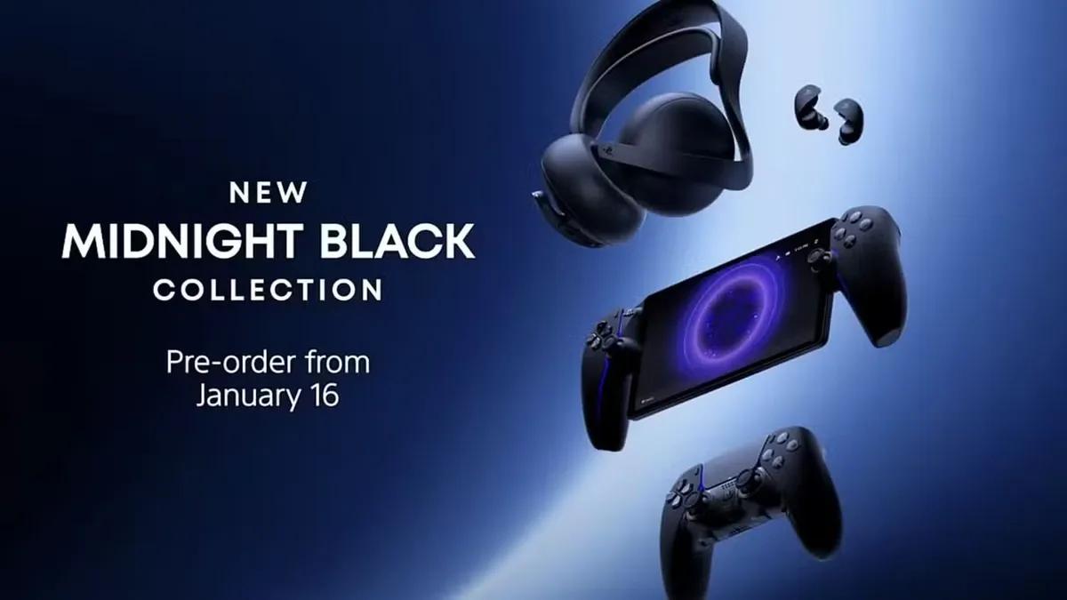 Sony PlayStation 5 Aksesuarları için Midnight Black Koleksiyonunu Tanıttı