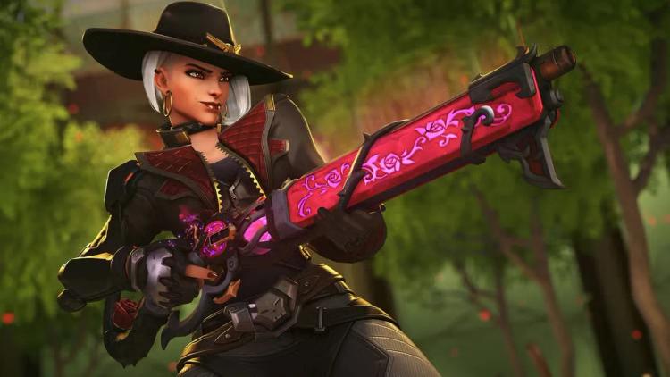 Overwatch 2'nin Ashe Ana Makineleri Mitik Kurşun Gül Silah Kaplaması Düşüşüne Hazırlanıyor!