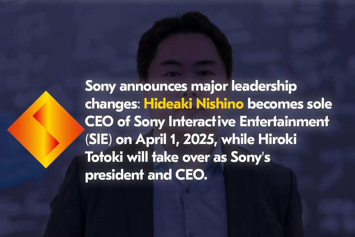 Hideaki Nishino Sony Interactive Entertainment'ın Tek CEO'su Olacak