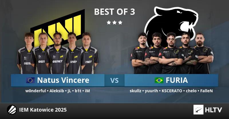 Na'Vi, IEM Katowice 2025 Grup Aşaması'ndaki ilk maçında FURIA Esports ile karşılaşacak