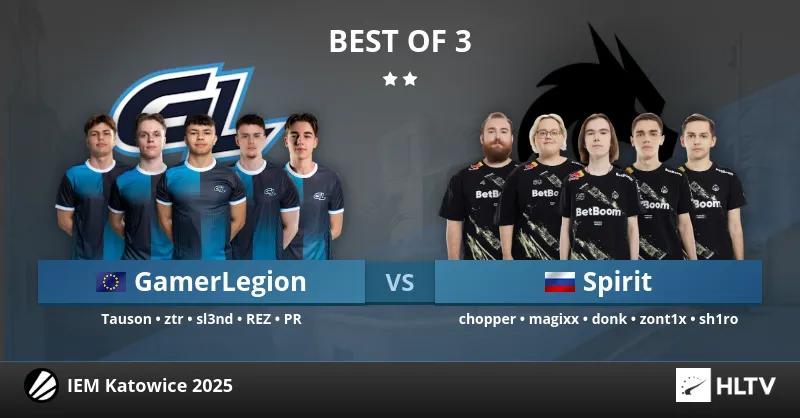 Team Spirit IEM Katowice 2025'te Alt Kademe Finalinde GamerLegion'a Karşı Kazandığı Zaferle Playoff Yerini Sağlamlaştırdı