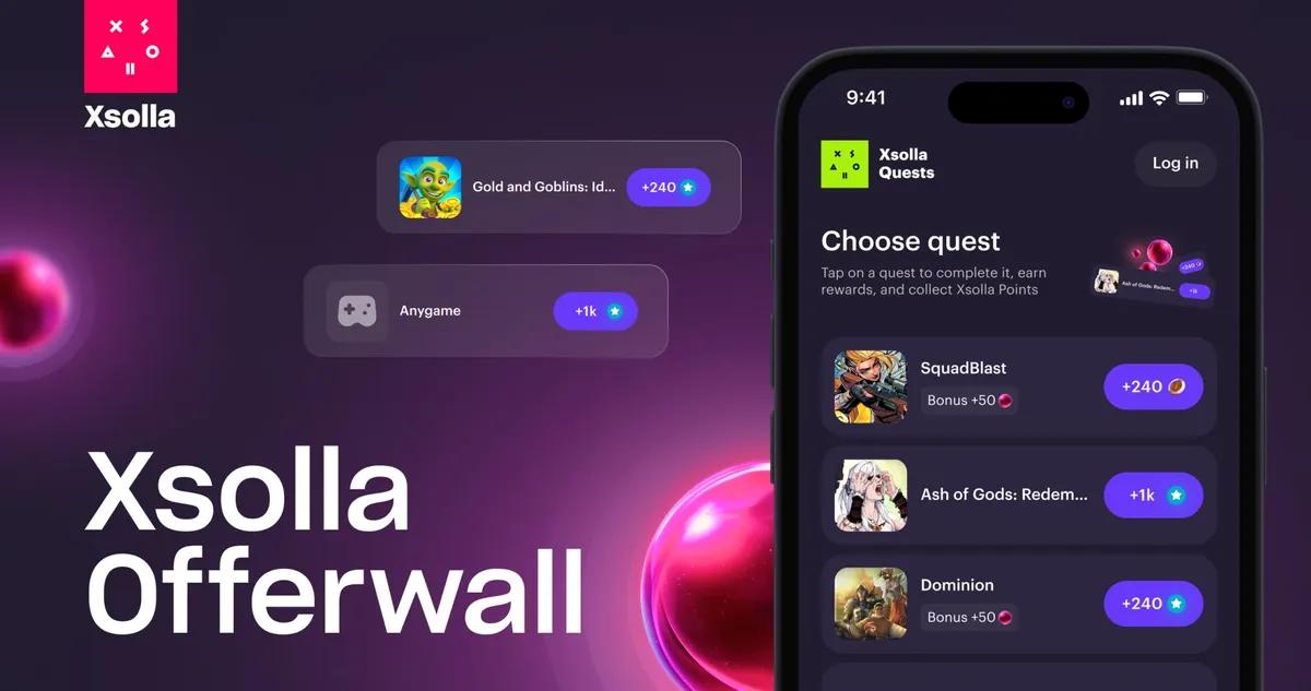 Xsolla, Oyundan Para Kazanma ve Oyuncu Etkileşimini Geliştirmek için Offerwall Çözümünü Tanıttı