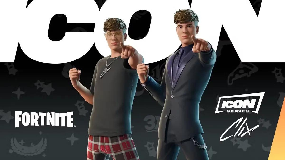 Fortnite Clix İkon Serisi Kaplamalarını, İkon Kupasını ve Özel Kozmetik Ürünlerini Tanıttı