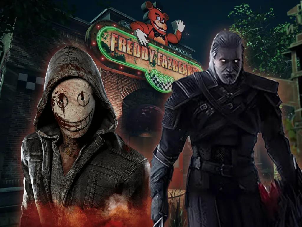 Dead by Daylight x Witcher x FNAF: Geralt, Springtrap ve Pizza Deathtraps