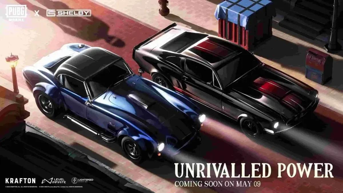 PUBG Mobile x Shelby American: Yeni Motor Cruise Etkinliğinde Yüksek Oktanlı Arabalar, Özel Görünümler ve Özel Ödüller