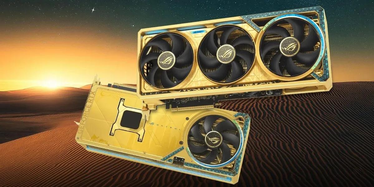 ASUS Suudi Pazarı için Ultra Lüks Altın Kaplama RTX 5090'ı Tanıttı