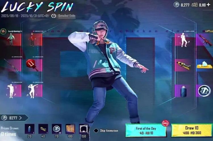 PUBG Mobile x G-Dragon İşbirliği: Lucky Spin, Ödüller ve Özel İçerikler