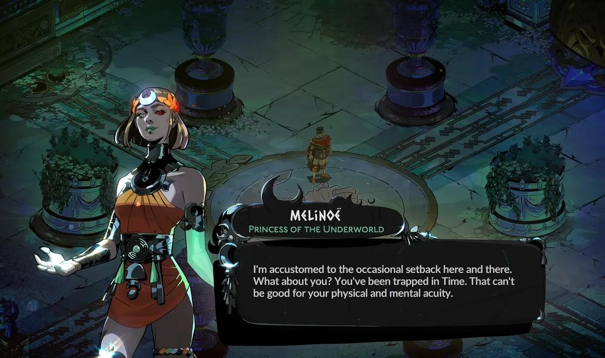 Hades 2'nin Gizli Yeni Karakteri, Nectar'ın Hatıra Eşyalarıyla Takas Edilmesiyle Dalga Geçiyor