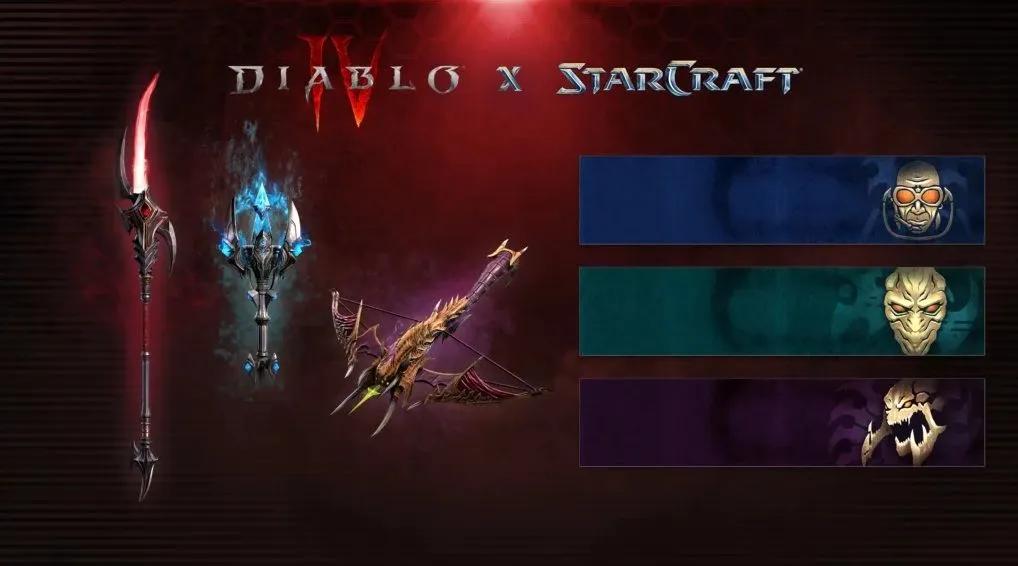 Diablo IV x StarCraft Crossover Etkinliği Temalı Kozmetikler ve Ücretsiz Ödüllerle Başlıyor