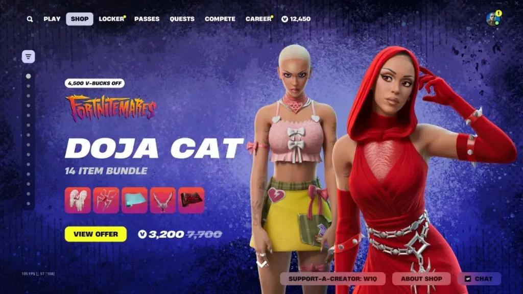Fortnite 6. Bölüm 4. Sezon'da Dikenlerin Annesi Doja Cat Nerede Bulunur?