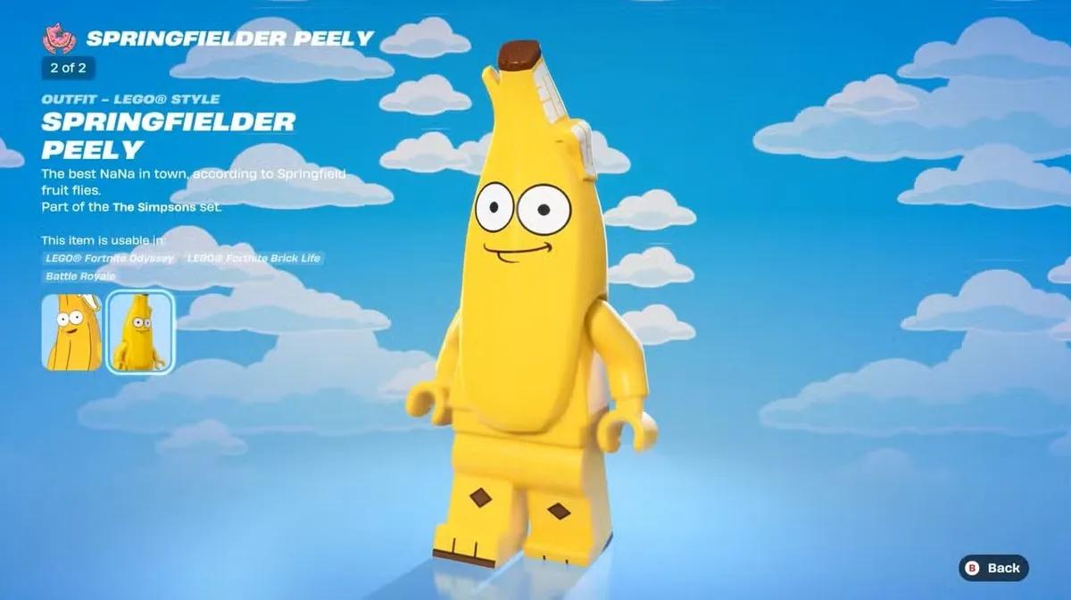 Fortnite x The Simpsons: Yakında Çıkacak Springfielder Peely Kostümünün Kilidi Nasıl Açılır?