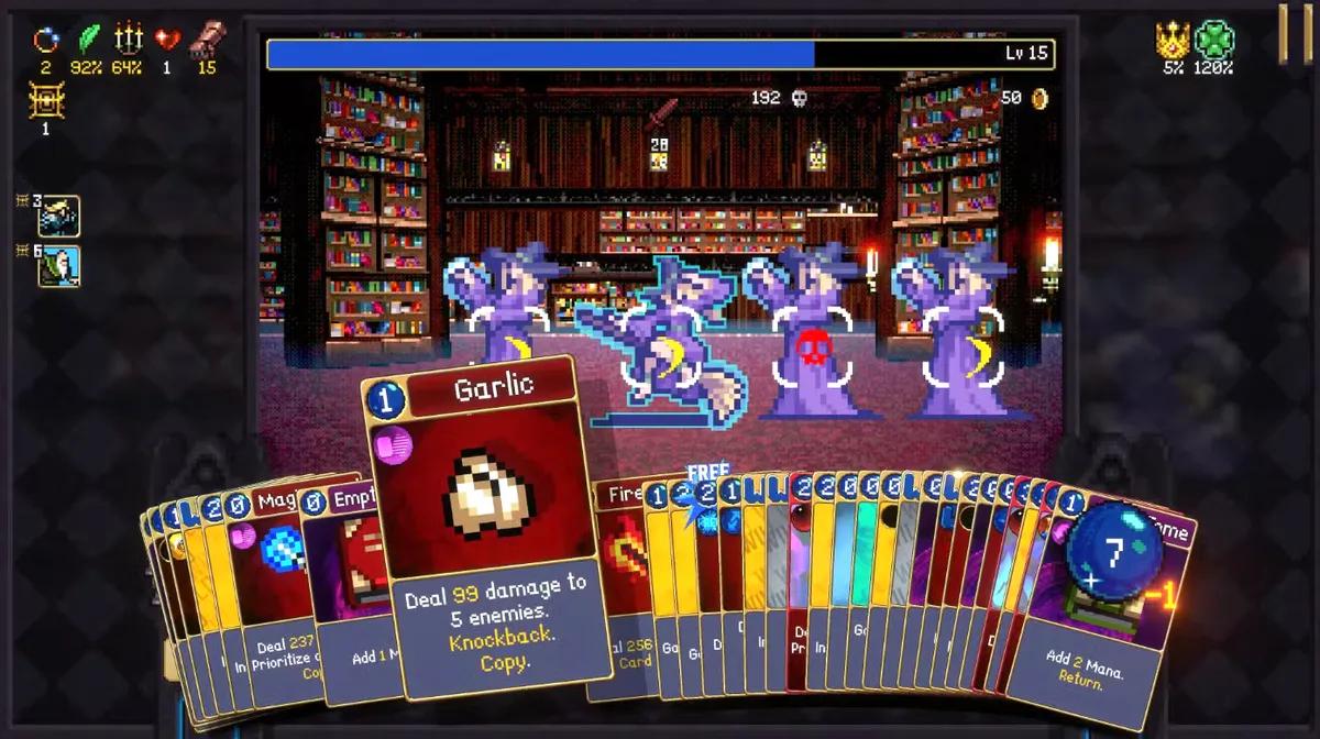 Vampire Survivors Geliştiricileri Yeni Roguelike Deck-Building Spin-Off'u Açıkladı