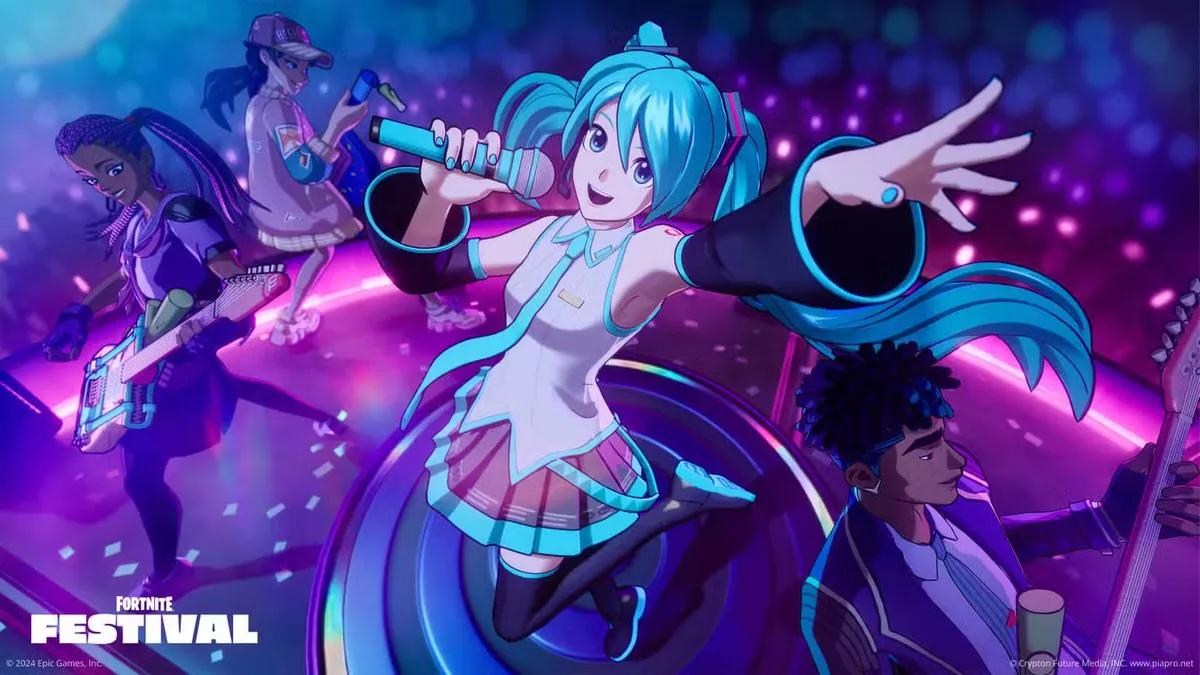 Fortnite, Hatsune Miku'nun Zero Hour Canlı Etkinliğinde Görüneceğini Doğruladı
