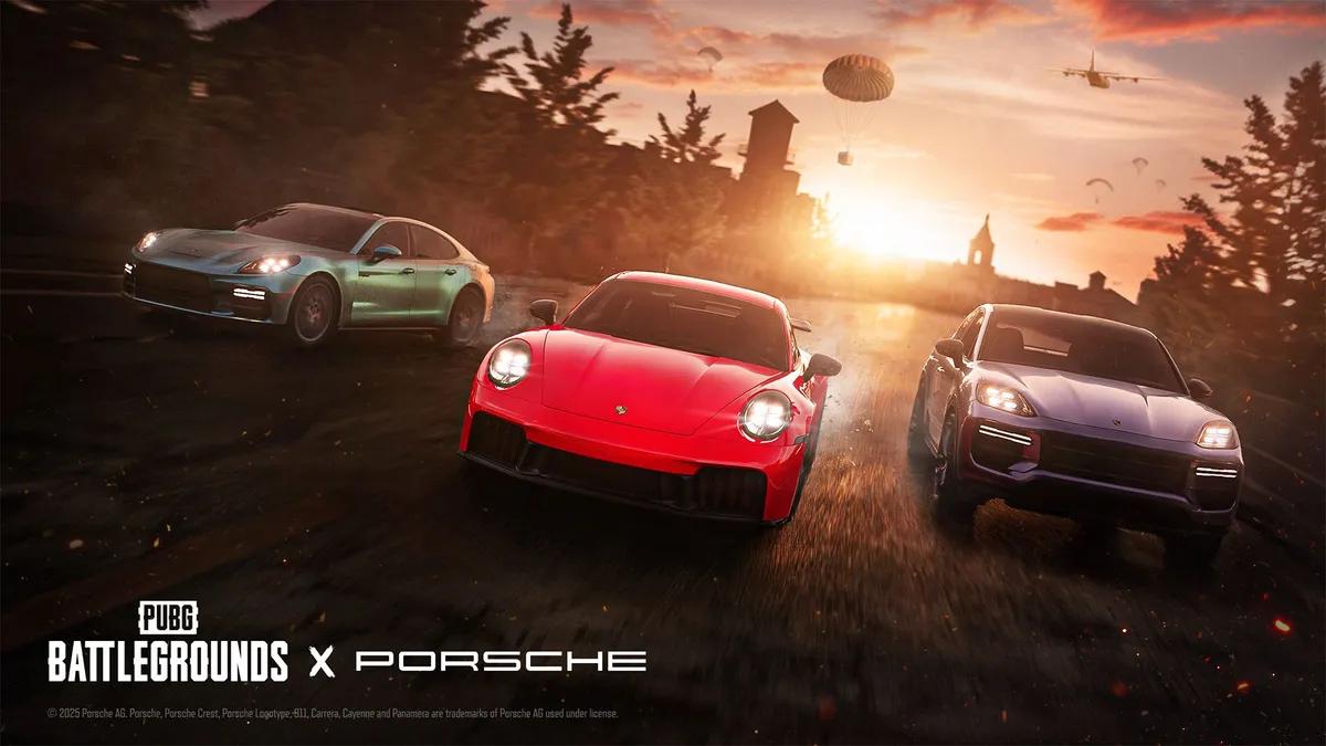 PUBG Mobile x Porsche 4.1 Sürümüyle Geri Dönüyor: Motor Cruise Etkinliği, Efsanevi Süper Arabaları Savaş Alanlarına Getiriyor
