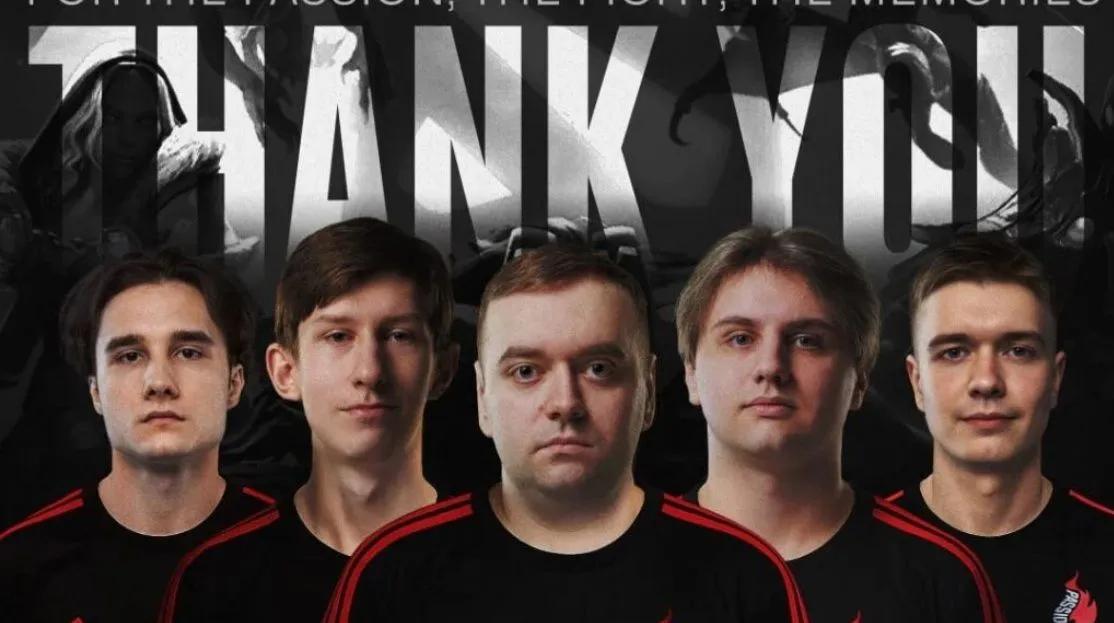 Passion UA Dota 2 Kadrosunu Dağıttı ve Disiplindeki Çalışmalarını Durdurdu