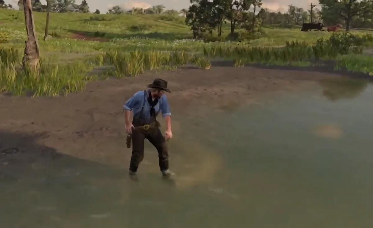 Red Dead Redemption 2 Modu, Nehirlerde ve Göllerde Düzgün Yıkanma Özelliği Ekliyor