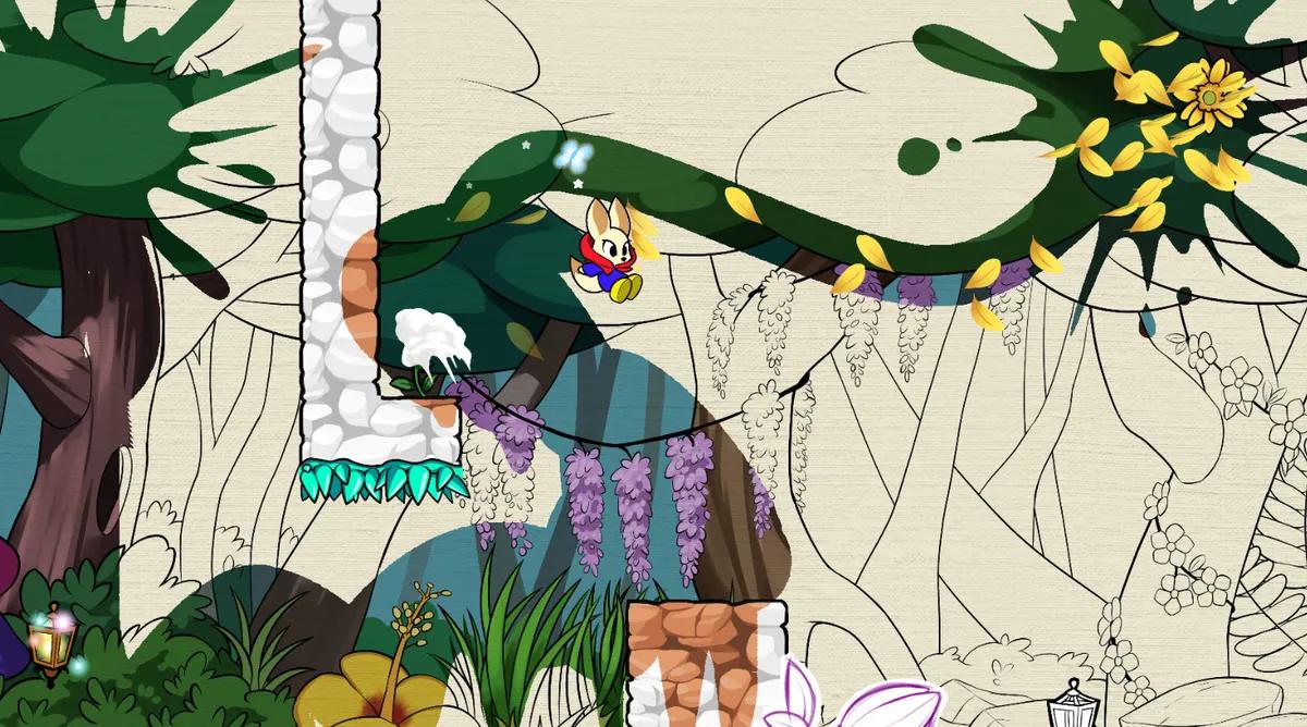 Pigment, Steam'e tamamen ücretsiz ve para kazanma amacı gütmeyen bir platform oyunu getiriyor.