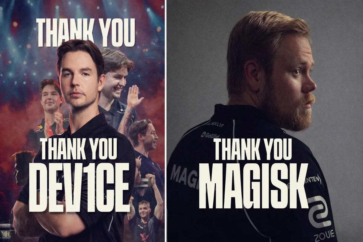 dev1ce ve Magisk'in ayrılmasının ardından Astralis, uluslararası oyunculardan oluşan bir kadroya geçebilir.