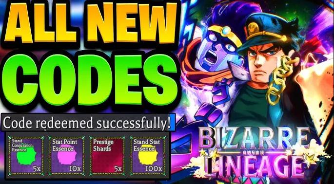 Bizarre Lineage Roblox Kodları (Mart 2026)