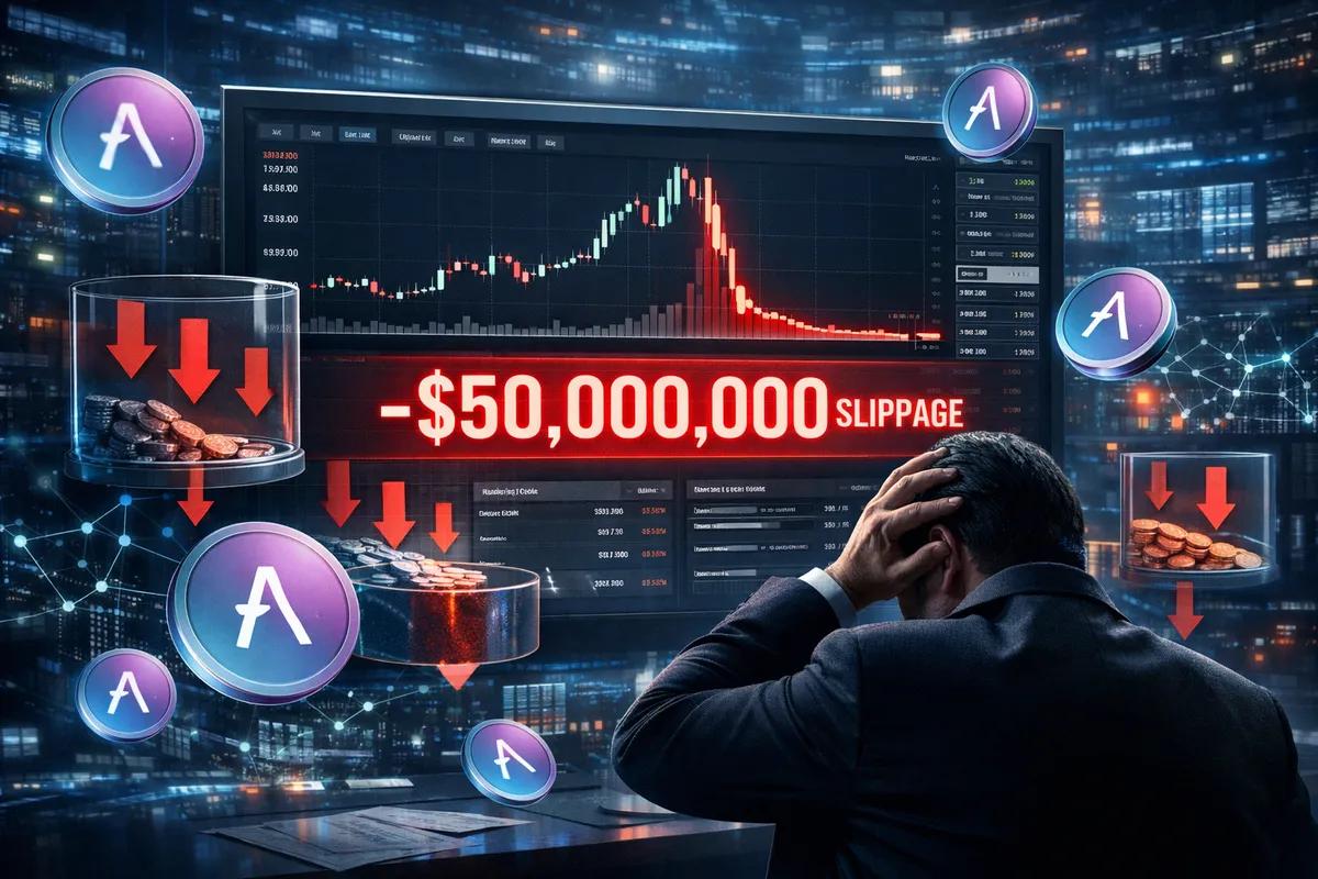 Tek Tıklamada 50 Milyon Dolar Eksi: Balina, Aşırı Kayma Nedeniyle $AAVE Alımında Bir Servet Kaybetti