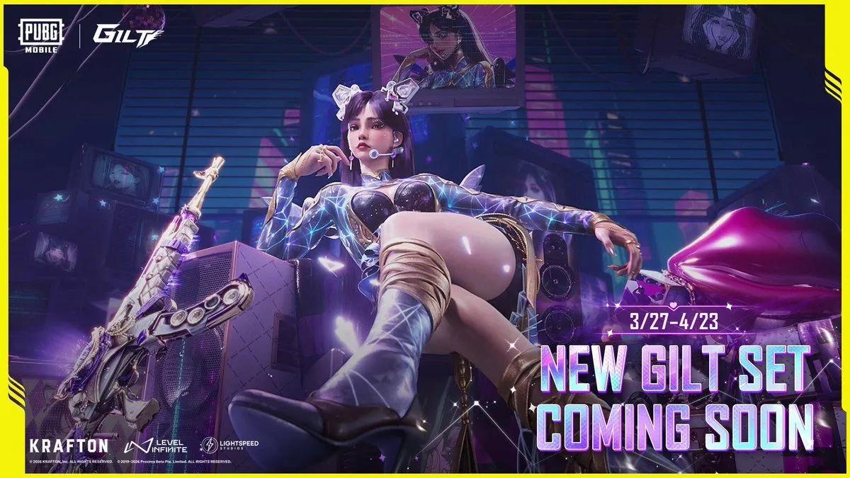 PUBG Mobile'da Boyutsal Diva Yaldızlı Seti, Fütüristik Tarzı ve Yükseltilebilir AKM Silahıyla Geliyor
