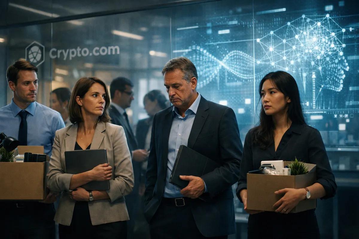 Crypto.com, büyük bir yapay zeka entegrasyonu nedeniyle çalışanlarının %12'sini işten çıkaracak.