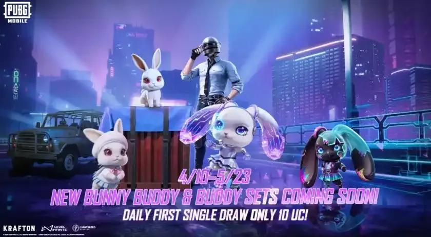 PUBG Mobile Bunny Buddy Etkinliği Yayında - Özel Kostümler, Ödüller ve Döndürmeler