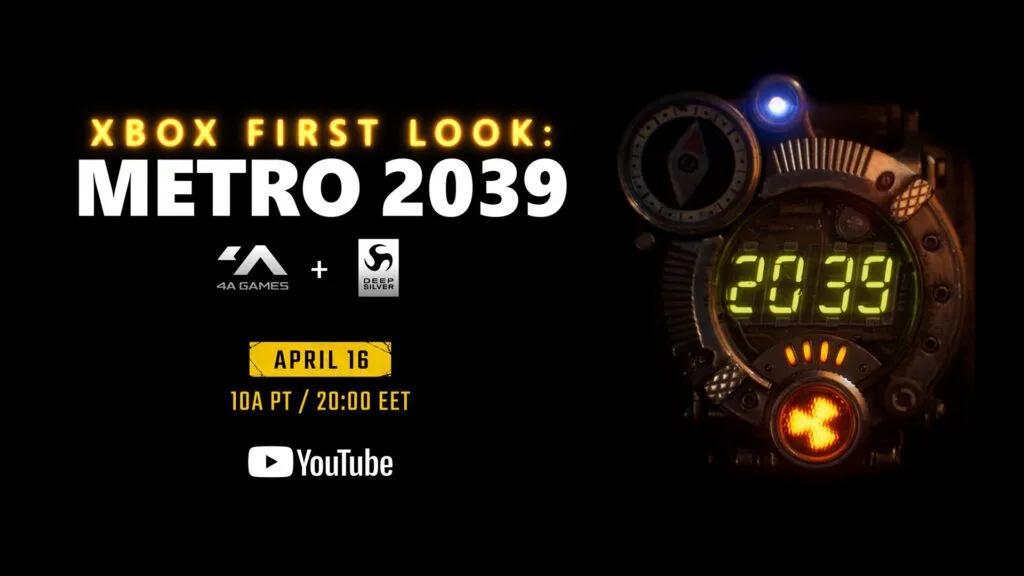 4A Games Metro 2039'u Duyurdu, Resmi Tanıtımın 16 Nisan'da Yapılacağı Onaylandı