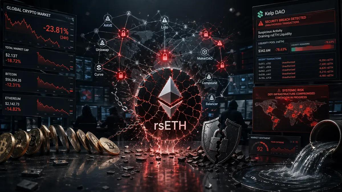 Tüm Kripto Para Piyasası Tehdit Altında! rsETH Kelp DAO Saldırısı Sistemik Bir DeFi Krizine Dönüştü