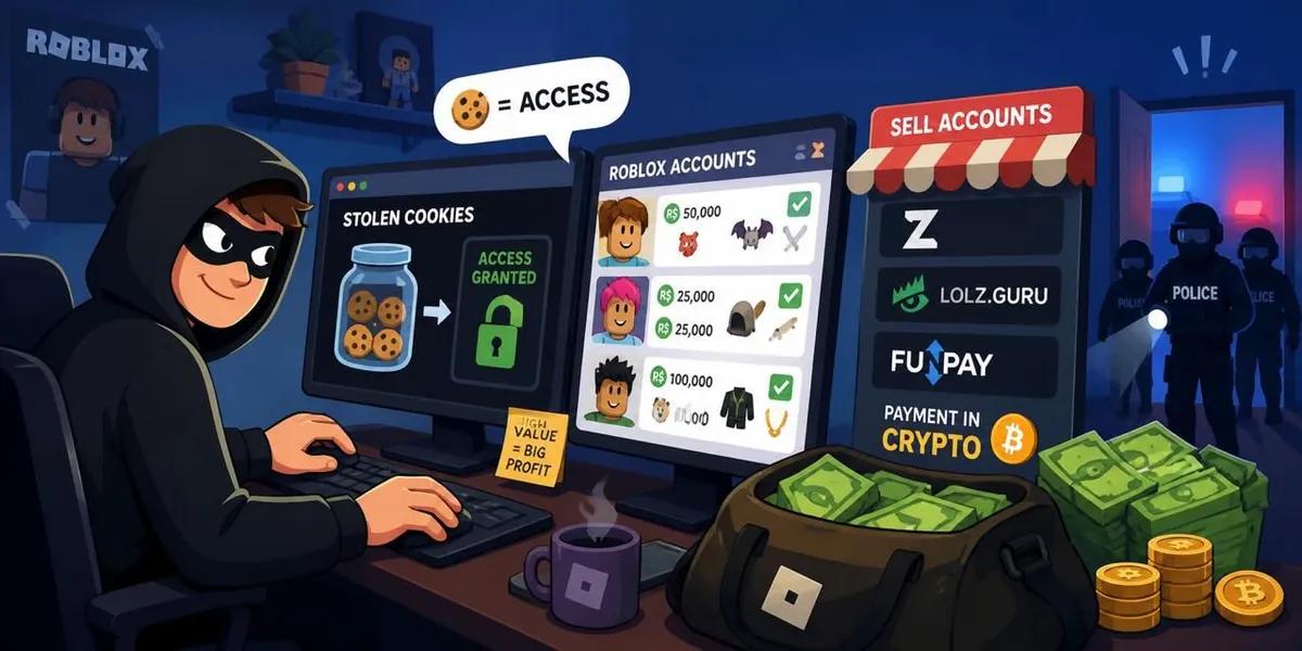 Ukraynalı Hackerlar 600.000'den Fazla Roblox Hesabını Çaldı ve Kripto Satışlarından Yaklaşık 250.000 Dolar Kazandı
