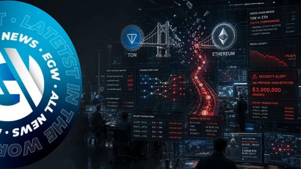 Hackerlar TON ve ETH Arasındaki TAC Protokolü Çapraz Zincir Köprüsünden 3 Milyon Doların Üzerinde Para Çekti