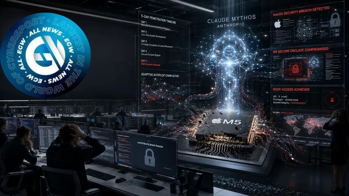 Yapay Zeka Sadece 5 Günde macOS'u Kırdı, Anthropic'ten Claude Mythos Apple'ın M5 Güvenlik Kalesini Yerle Bir Etti