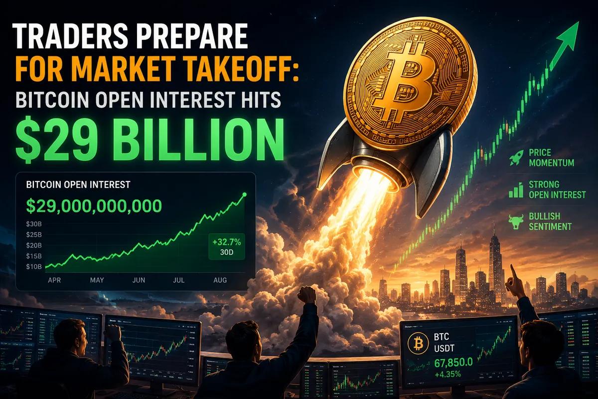 Piyasada Büyük Bir Yükseliş Bekleniyor: Bitcoin Açık Pozisyonları 29 Milyar Dolara Ulaştı
